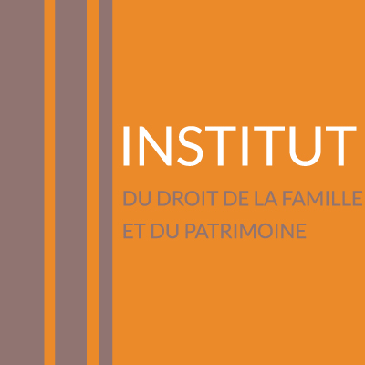 Animation d'un groupe de reflexion pour l'Institut du droit de la famille et du patrimoine à Paris le 26 septembre